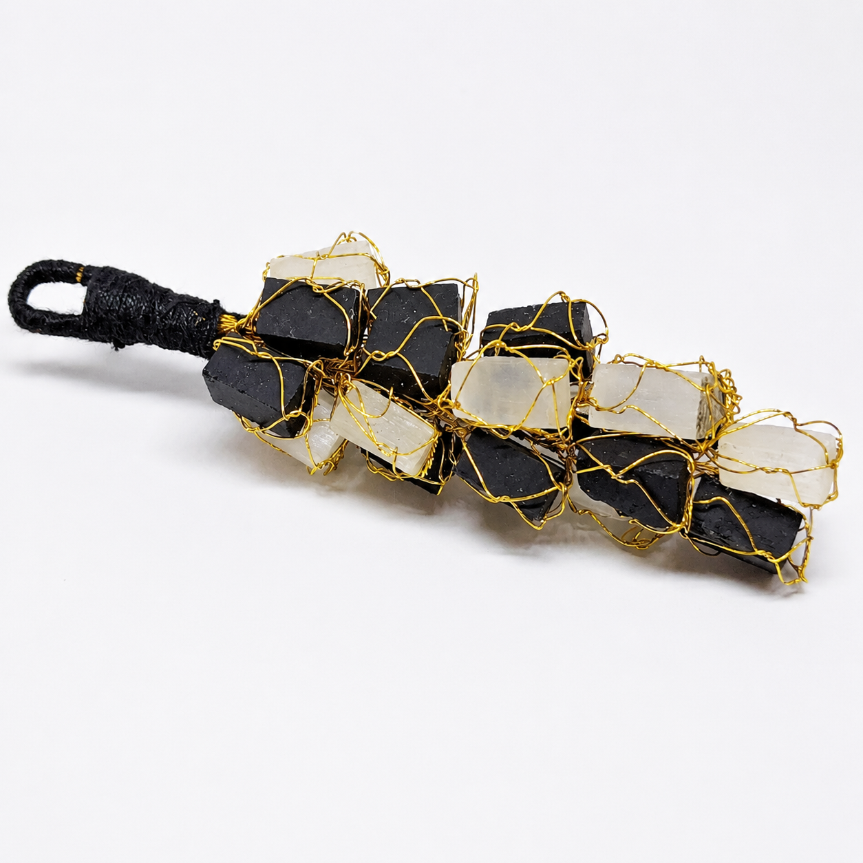 ChatGPT Image May 25, 2026, 03_05_19 PM Black Tourmaline & Selenite Protection Hanging - Image 1