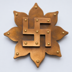 Copper Astakamal Swastik Yantra