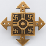 Copper Four Direction Arrow with Swastik