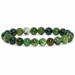 Moss Agate Bracelet - Growth • Abundance • Balance