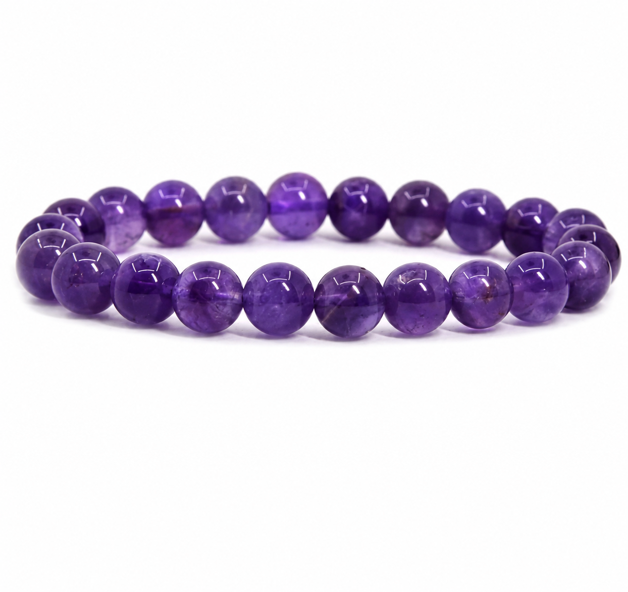 Natural Amethyst Bracelet Natural-Amethyst-Bracelet