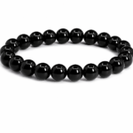 Natural-Black-Onyx-Crystal-Beaded-Bracelet