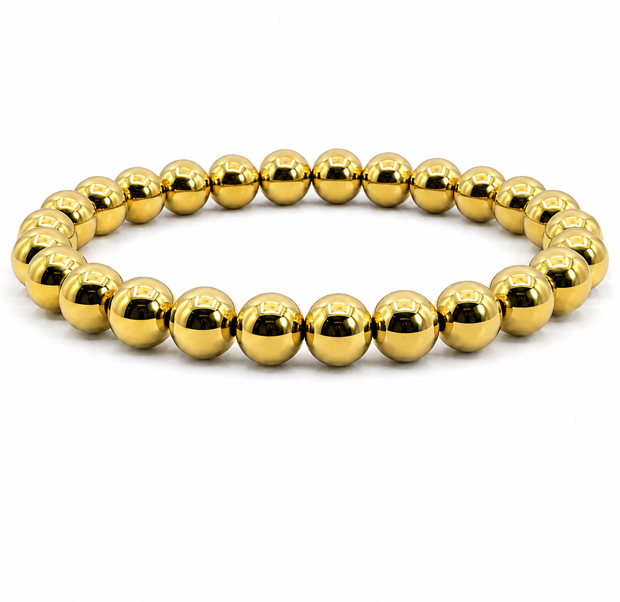 Natural Gold Hematite Beaded Bracelet Natural-Gold-Hematite-Beaded-Bracelet