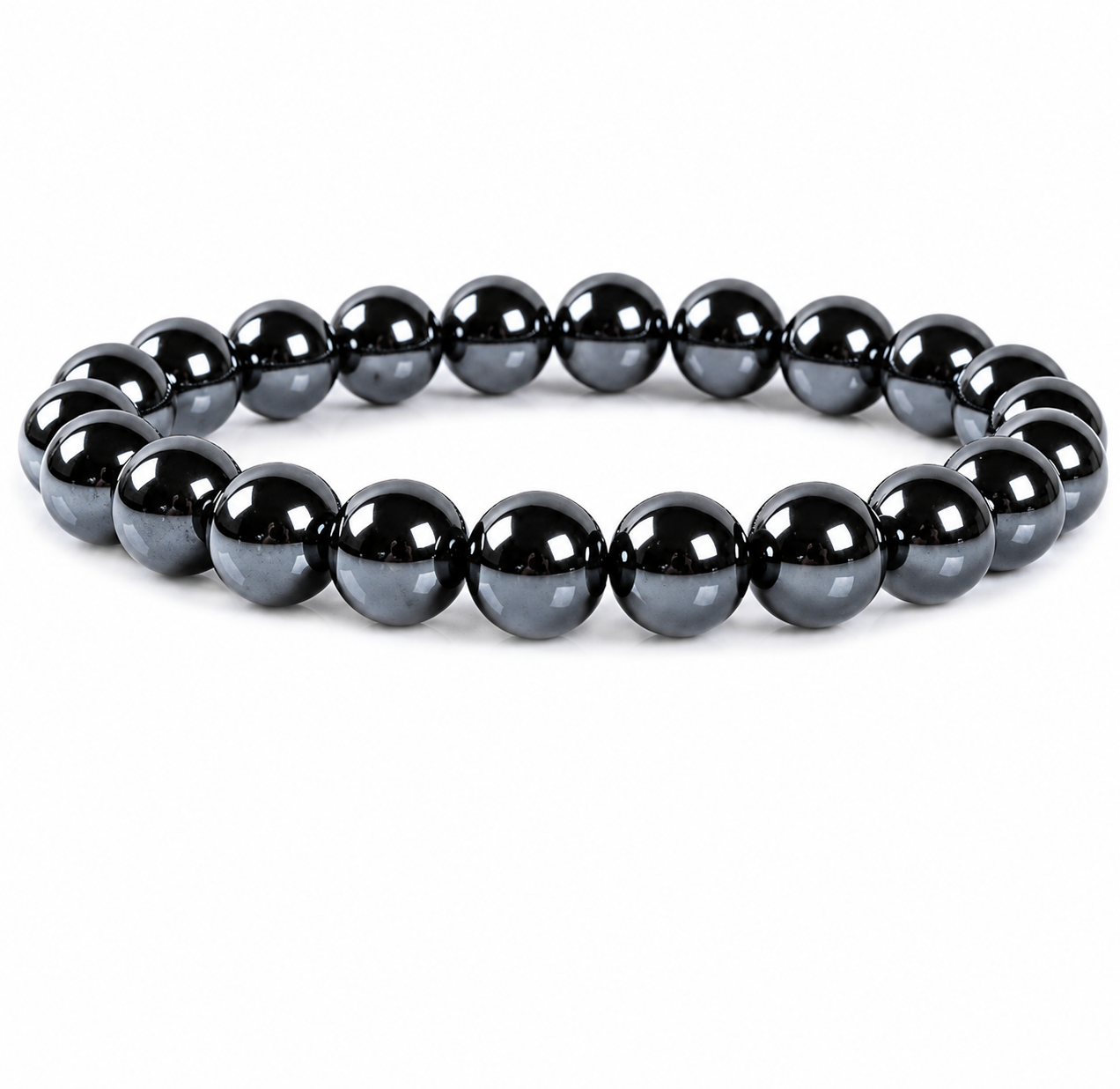 Natural Hematite Crystal Beaded Bracelet Natural-Hematite-Crystal-Beaded-Bracelet