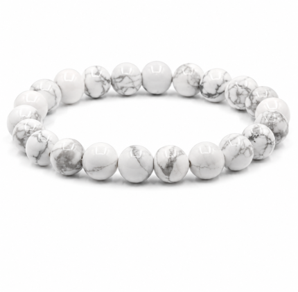 Natural-Howlite-Crystal-Beaded-Bracelet