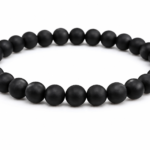 Natural-Matte-Black-Onyx-Beaded-Bracelet