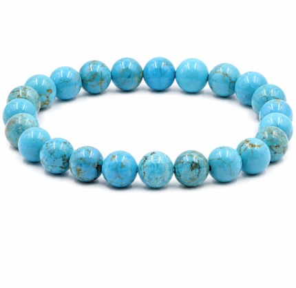 Natural-Turguoise-Crystal-Beaded-Bracelet