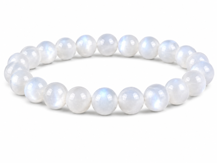 Natural-White-Moonstone-Beaded-Bracelet