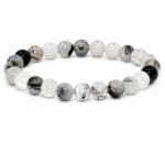 Tourmalinated-Quartz-Crystal-Beaded-Bracelet