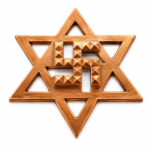 Copper Star Pyramid Swastik